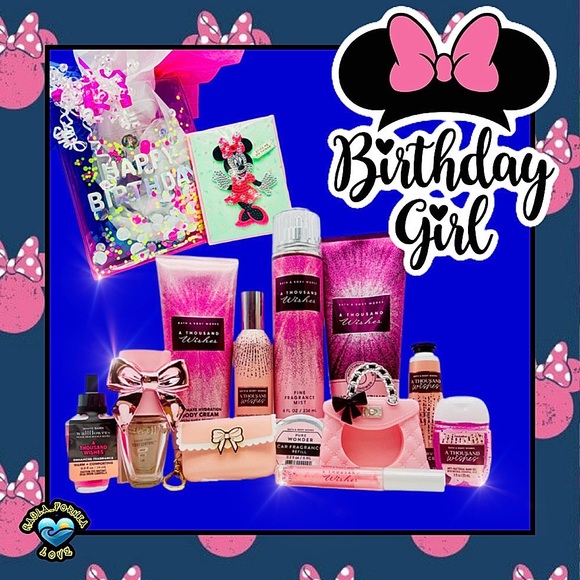BBW 🎀A Thousand Wishes & Minnie Mouse🎀 14 pc BIRTHDAY gift set!